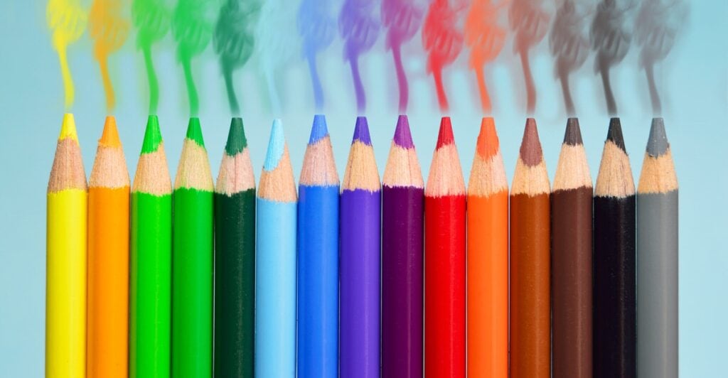 pencil purple run smoke orange line 419135 pxherecom